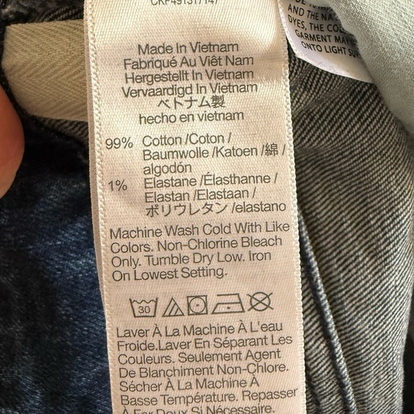 Madewell The Perfect Vintage Wide-Leg Jeans Women’s Size 32 Dark Wash - Picture 7 of 8